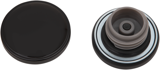 Drag Specialties Screw-In Gas Caps Black w/Vent 0703-0817