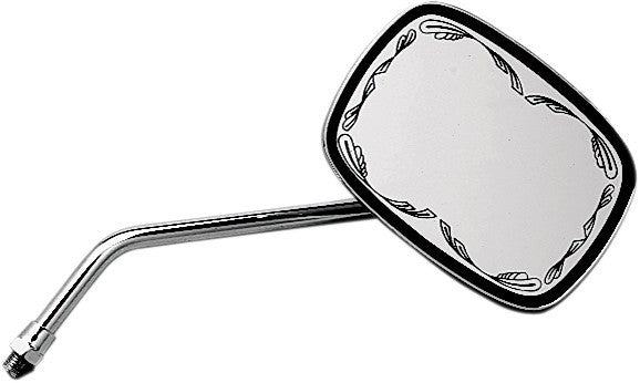 Emgo Universal Scrolled Mirror No Brand - 10mm Thread - Either 20-21715