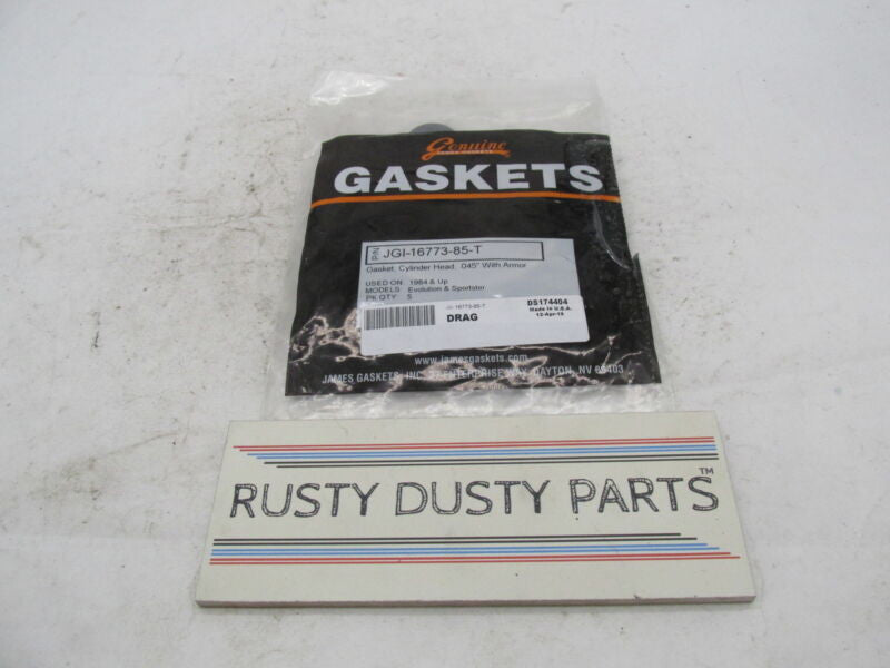 Lot of 6 Harley Davidson James Gasket Head Gaskets JGI-16773-85-T