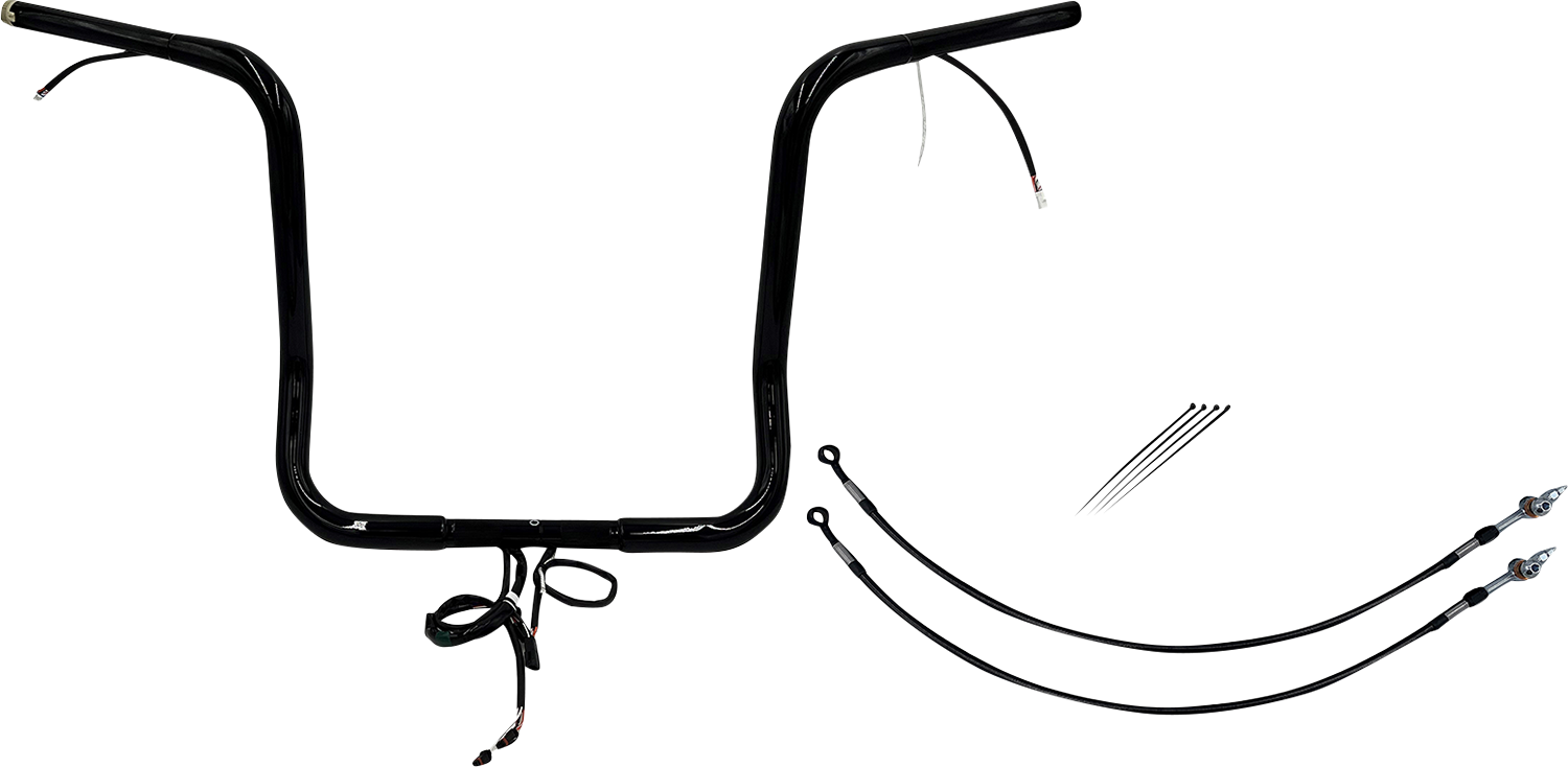Fat Baggers, Inc. Plug & Play EZ Install 1-1/4" Round Top Handlebar Kit 912514-B