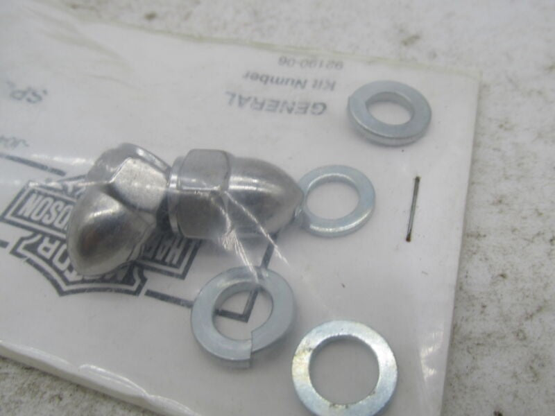 Set of 2 Harley Davidson Genuine NOS Acorn Caps 92190-06