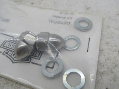 Set of 2 Harley Davidson Genuine NOS Acorn Caps 92190-06