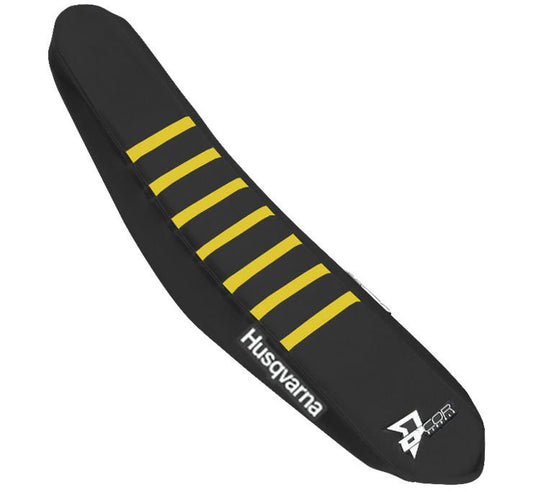 D'COR Factory Reinforced Seat Covers Black, Yellow Ribs 30-70-411