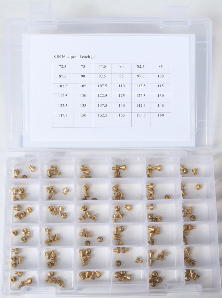 EBC Dealer Carburetor Jet Selection Kit Mikuni Hex Head Style SJK36