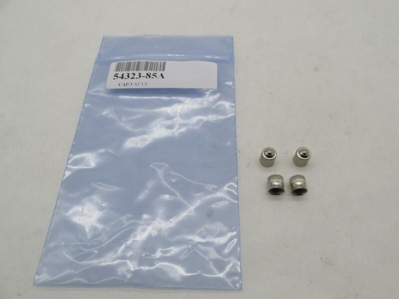 Lot of 4 Harley Davidson Genuine NOS Chrome Valve Caps 54323-85A