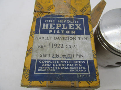 Harley Davidson Aermacchi Hepolite Heplex NOS 2.3/8" Piston 11922