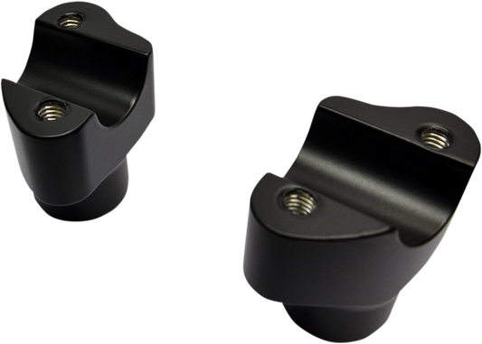 Drag Specialties Buffalo Risers 1.5" Matte Black 0602-0809
