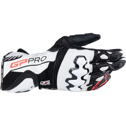 Alpinestars GP Pro R4 Gloves Black/White Sm 3556724-12-S