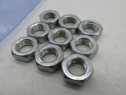 Lot of 9 Harley Davidson Genuine Chrome Hex Locking Nuts 7789