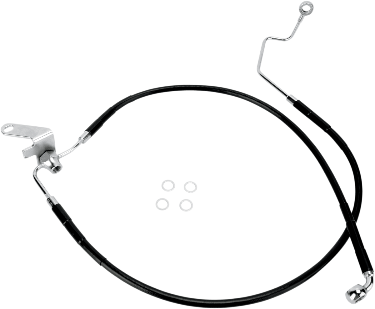 Drag Specialties Standard Length Rear Stainless Steel Brake Line Kit 1741-2954