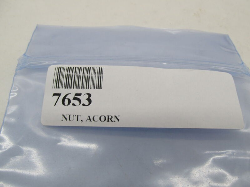 Lot of 10 Harley Davidson Genuine NOS Black Acorn Nuts 7653