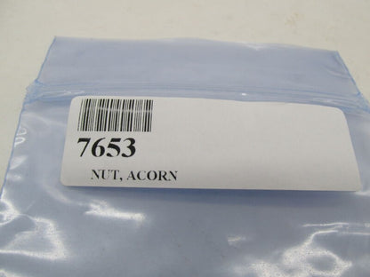 Lot of 10 Harley Davidson Genuine NOS Black Acorn Nuts 7653