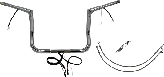 Fat Baggers, Inc. Plug & Play EZ Install 1-1/4" Flat Top Handlebar Kit 702914