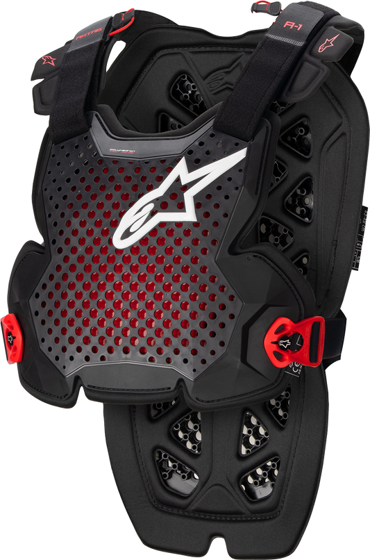 Alpinestars A-1 Roost Guard Black/Red Medium/Large 67001231431M/L