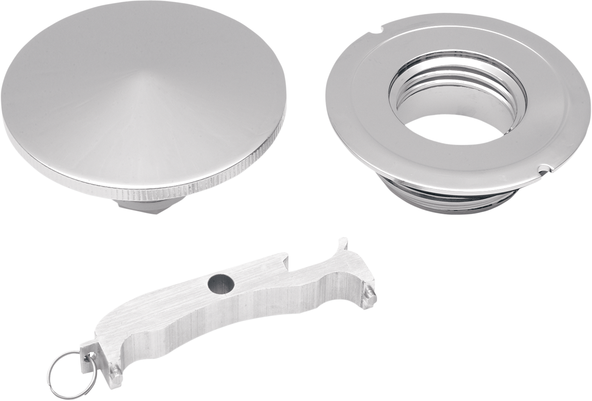 Drag Specialties Gas Cap with Paint Protector Vented - RH Thread 0703-0199