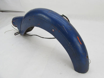Harley Davidson Genuine Aermacchi M50 Blue Rear Fender w/ Guide Taillight