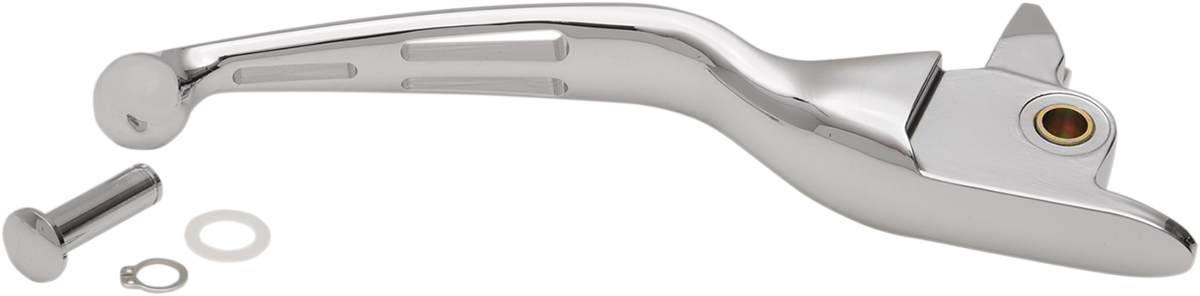 Drag Specialties Slotted Wide Blade Replacement Brake Lever Chrome 0614-0807
