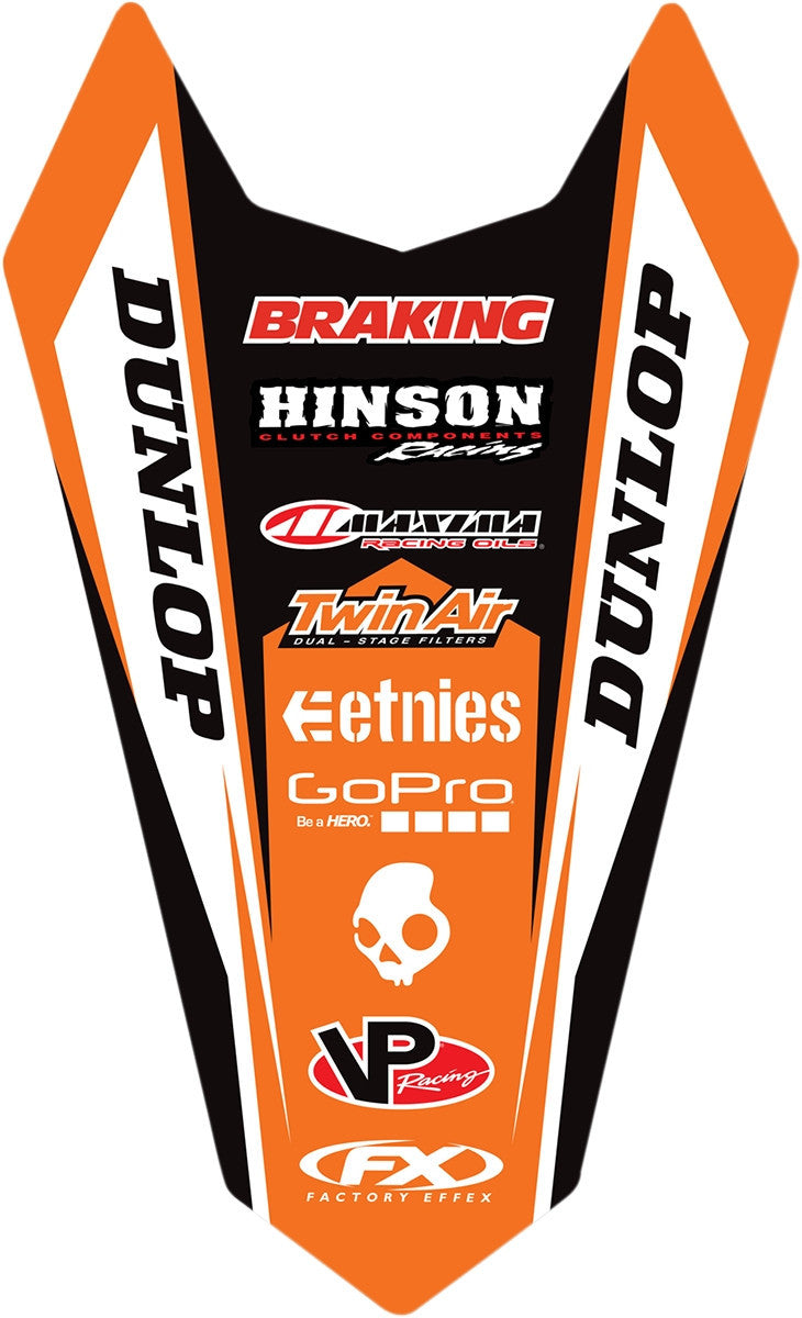 Factory Effex Rear Fender Graphic Kits Orange 17-32520