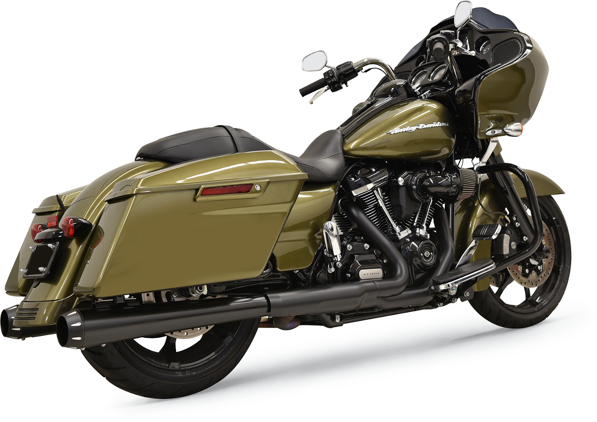 Bassani 4" DNT Megaphone Mufflers With An Acoustically Tuned Baffle 1F572DNT5B