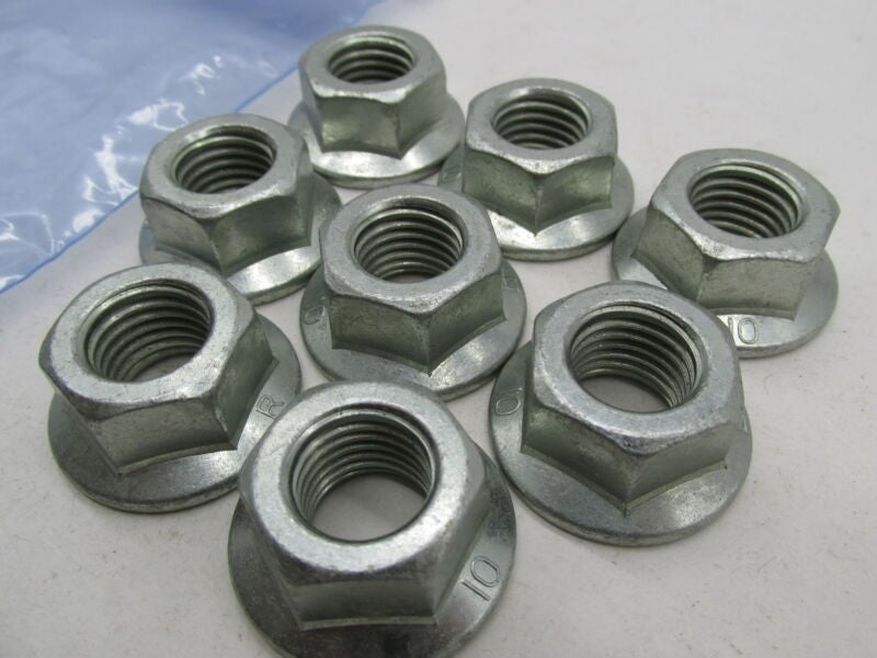 Lot of 8 Harley Davidson Genuine NOS Axle Flange Nuts 7437M