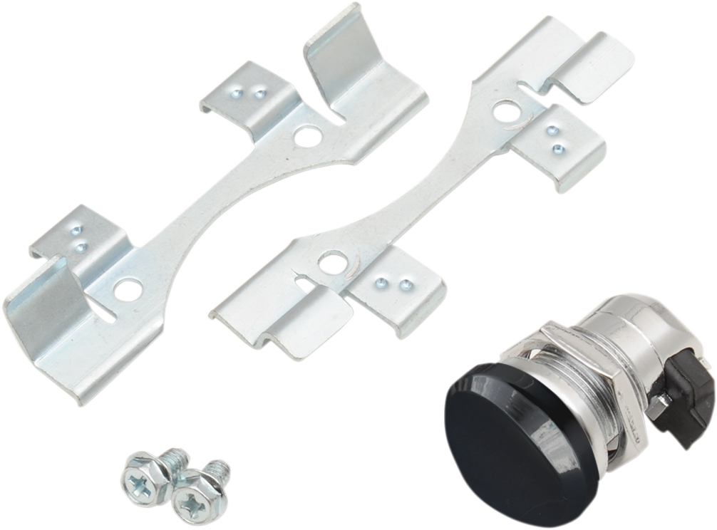 Drag Specialties Push-Button Fuel Door Latch Gloss Black 0703-0632