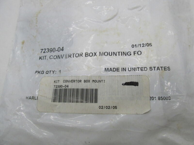 Harley Davidson Genuine NOS Convertor Box Mounting Kit 72390-04