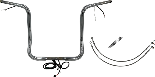 Fat Baggers, Inc. Plug & Play EZ Install 1-1/4" Round Top Handlebar Kit 902516