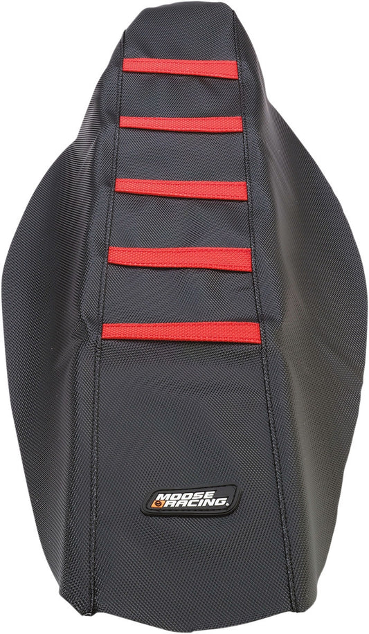 Moose Racing Ribbed Seat Cover Red 0821-1790