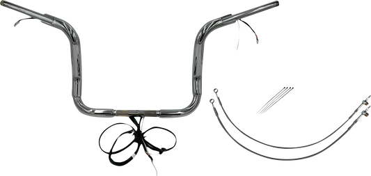 Fat Baggers, Inc. Plug & Play EZ Install 1-1/2" Round Top Handlebar Kit 802512