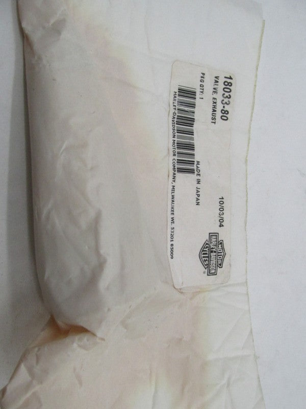 Harley Davidson Genuine NOS Ironhead 1958-85  Exhaust Valve 18033-80