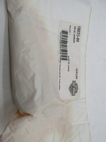 Harley Davidson Genuine NOS Ironhead 1958-85  Exhaust Valve 18033-80