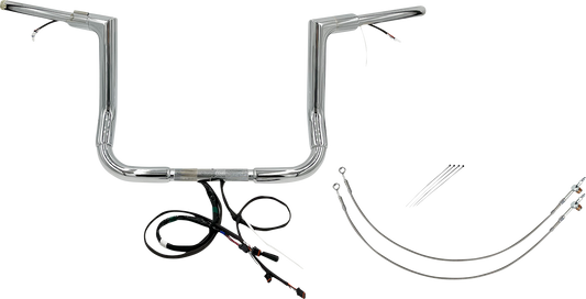 Fat Baggers, Inc. Plug & Play EZ Install 1-1/2" Flat Top Handlebar Kit 601212