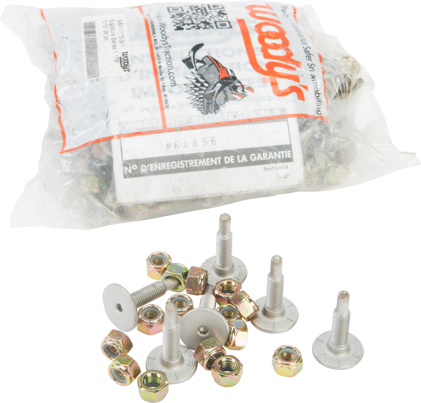 Woody's Signature Series 60 deg. Stainless Steel Carbide Studs SSP-1175-B