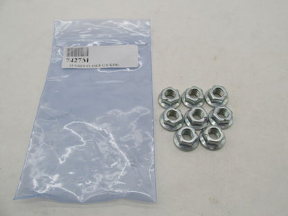 Lot of 8 Harley Davidson Genuine Hex Flange Lock Nut 7427M