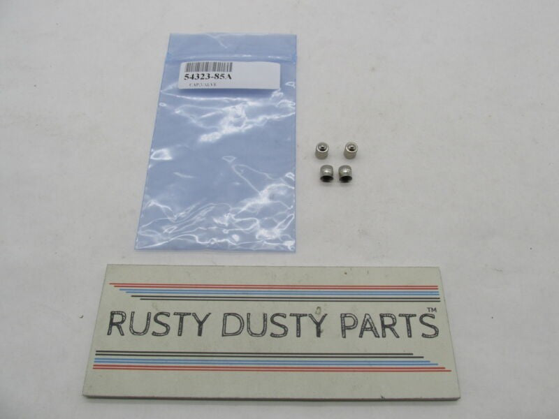 Lot of 4 Harley Davidson Genuine NOS Chrome Valve Caps 54323-85A