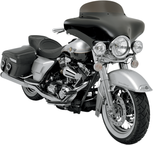 Memphis Shades 5in. Windshield for Batwing Fairing Black MEP8501