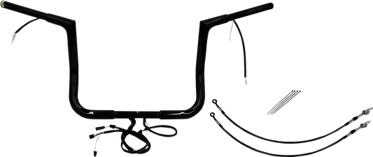 Fat Baggers, Inc. Plug & Play EZ Install 1-1/4" Flat Top Handlebar Kit 702212-B