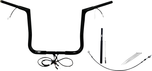 Fat Baggers, Inc. Plug & Play EZ Install 1-1/4" Flat Top Handlebar Kit 712014-B