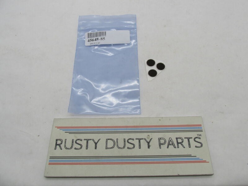 Lot of 3 Harley Davidson Genuine NOS Felt Pads 45648-85