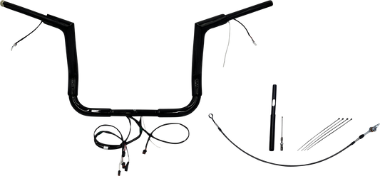 Fat Baggers, Inc. Plug & Play EZ Install 1-1/2" Flat Top Handlebar Kit 612012-B