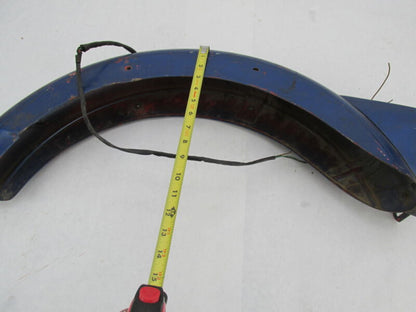 Harley Davidson Genuine Aermacchi M50 Blue Rear Fender w/ Guide Taillight