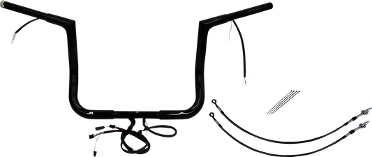 Fat Baggers, Inc. Plug & Play EZ Install 1-1/4" Flat Top Handlebar Kit 701212-B