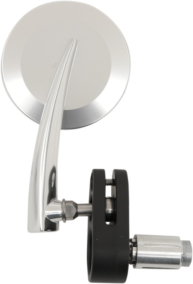 Emgo Aluminum 3" Bar End Mirrors Polished Right 20-34043
