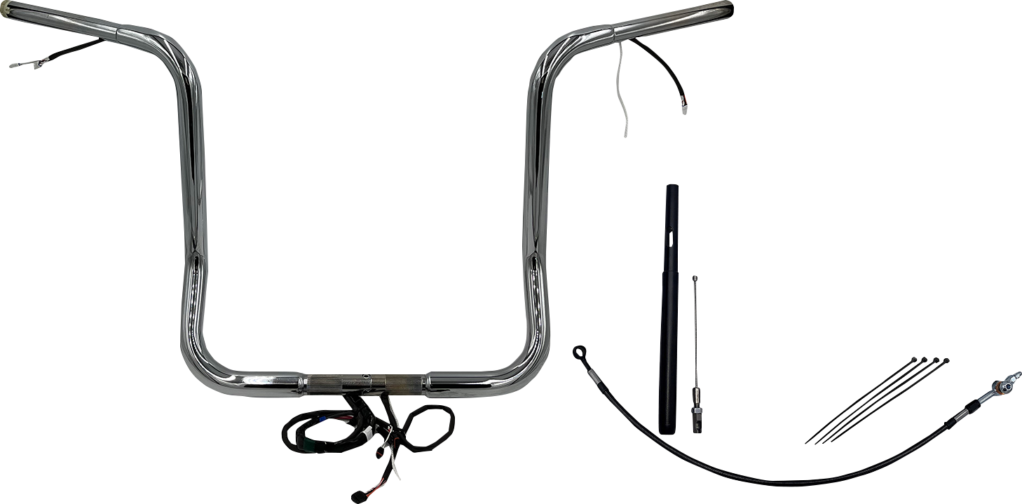 Fat Baggers, Inc. Plug & Play EZ Install 1-1/4" Round Top Handlebar Kit 912516