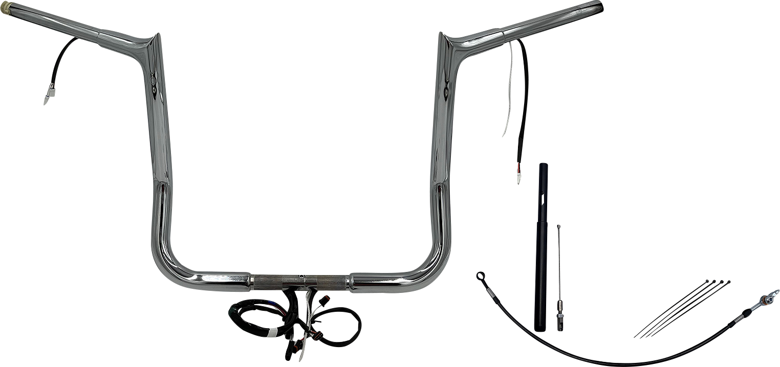 Fat Baggers, Inc. Plug & Play EZ Install 1-1/4" Pointed Top Handlebar Kit 912014