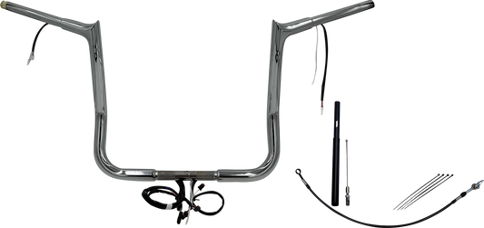 Fat Baggers, Inc. Plug & Play EZ Install 1-1/4" Pointed Top Handlebar Kit 912014