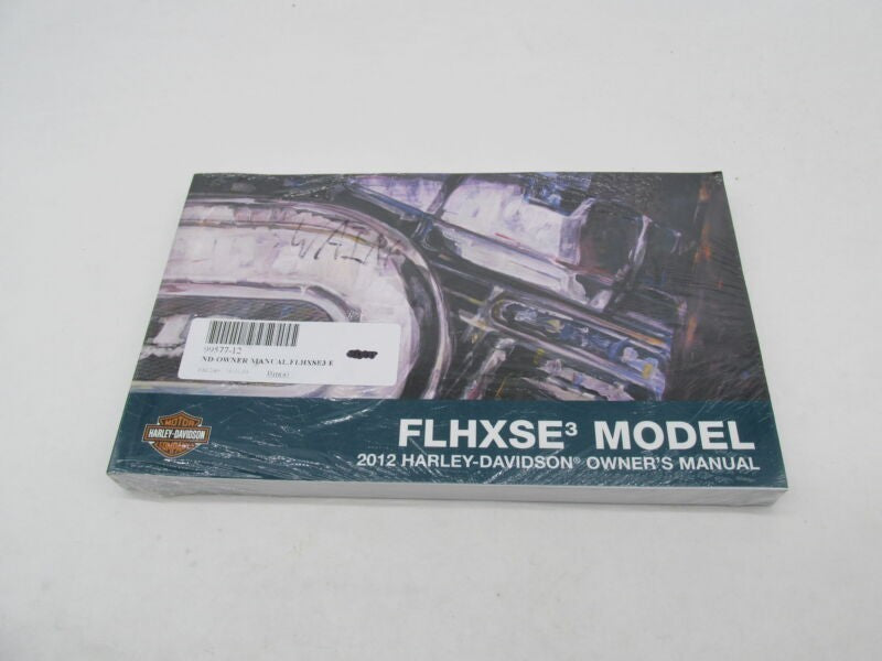 Harley Davidson Official Factory 2012 FLHXSE Model Owners Manual 99577-12