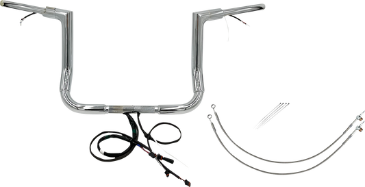 Fat Baggers, Inc. Plug & Play EZ Install 1-1/2" Flat Top Handlebar Kit 602212