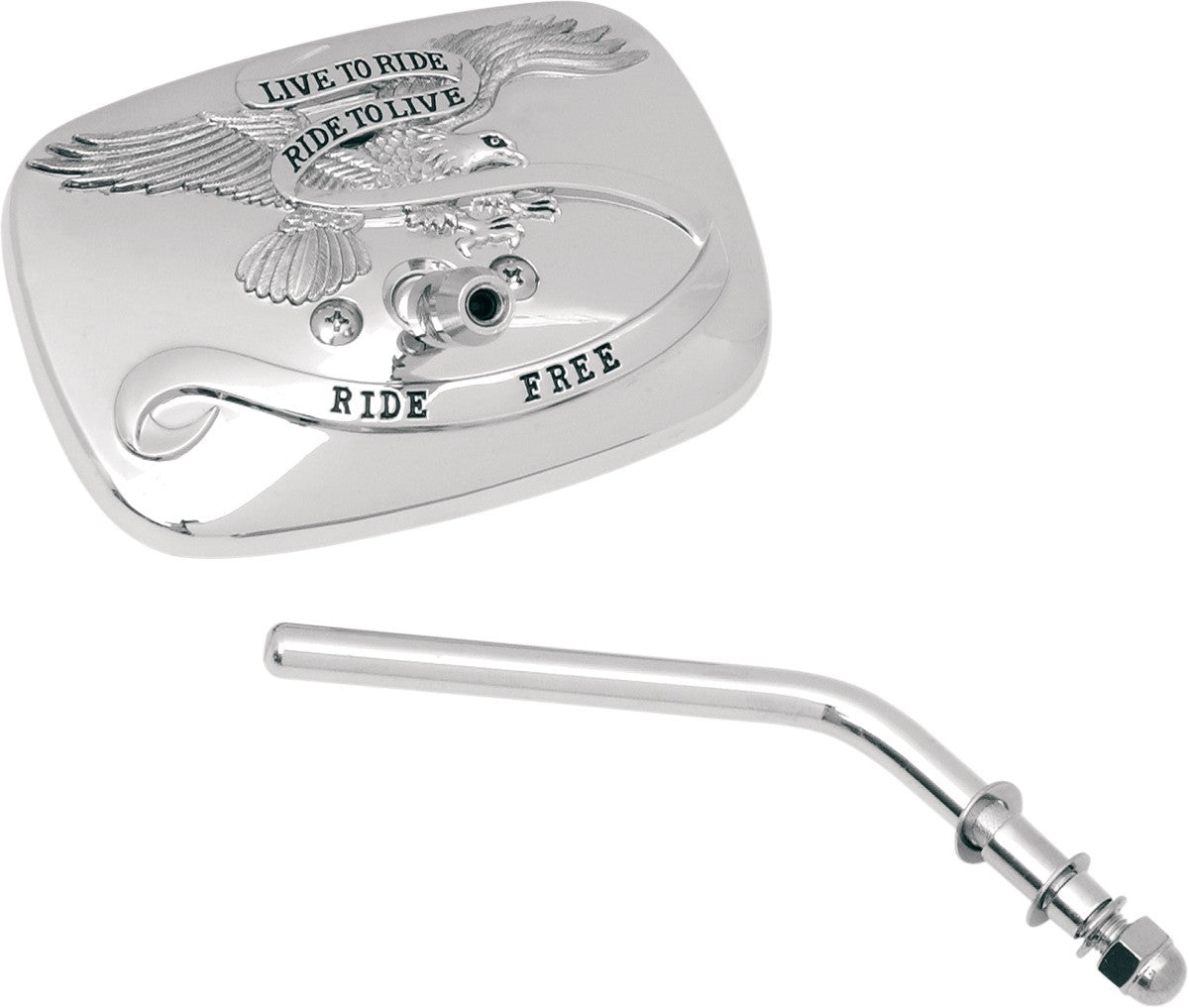 Emgo Live To Ride Custom Mirror Chrome, Right 20-31701A
