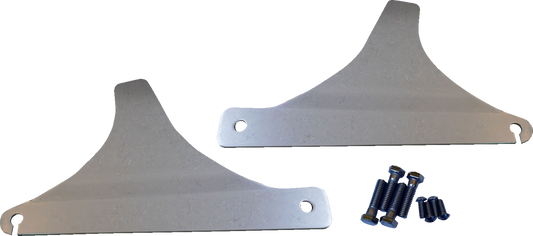 Drag Specialties Sissy Bar Side Plates Chrome 1504-0116